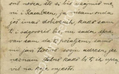 Pismo Vicka Mišurca iz Beria Woodline 1911.