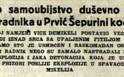 Jadranski dnevnik, 18. ožujka 1936. – Samoubojstvo